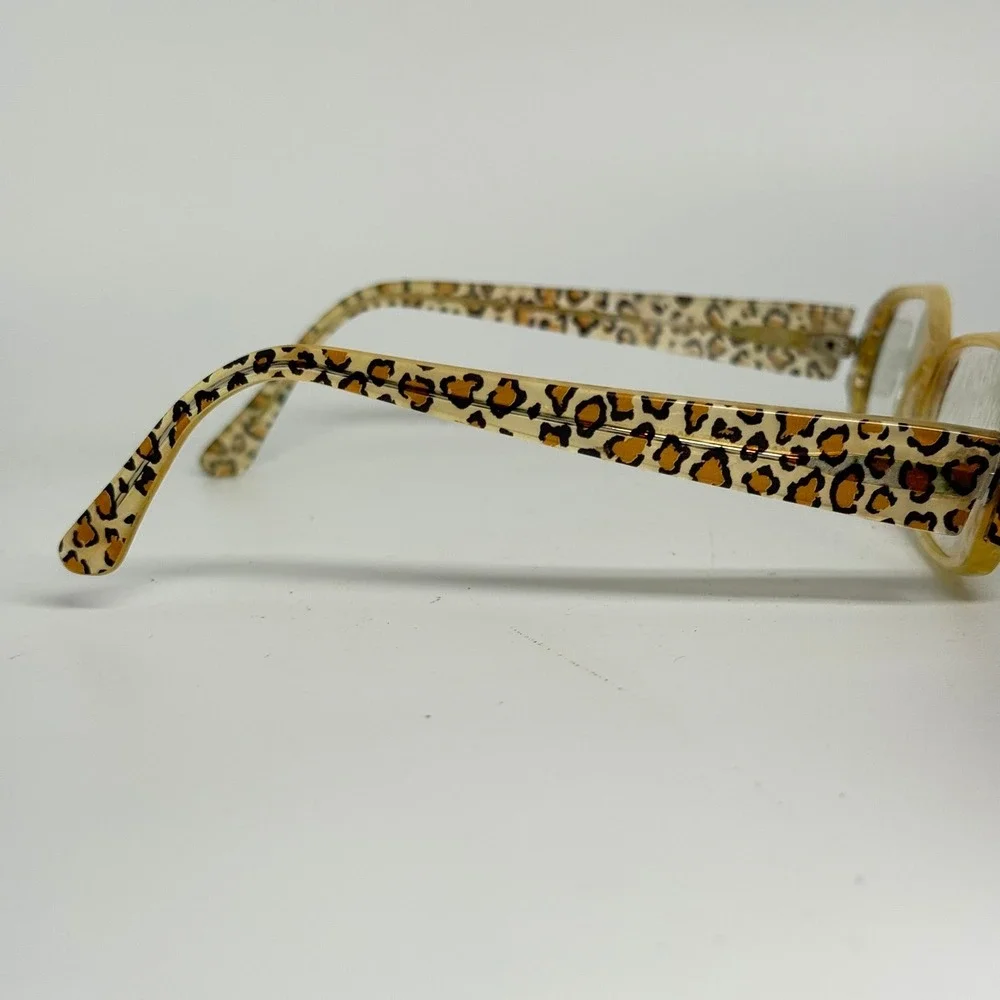 Jean Lafont Paris Nubile 380 Leopard Print Eyeglasses Frames Made in France